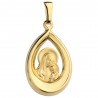 Złoty medalik Matka Boska z Jezusem pr. 585
